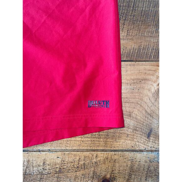 Mens Duluth Trading Co Bull Moose DuluthFlex 9" Royal Red Board Short Pockets 48 - Picture 4 of 8